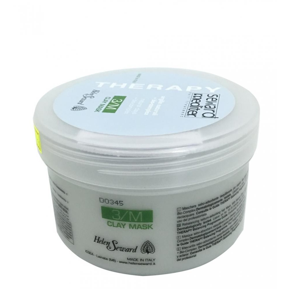 Hấp ủ đất sét cho da đầu dầu 3/M Helen Seward Clay Mask 500ml