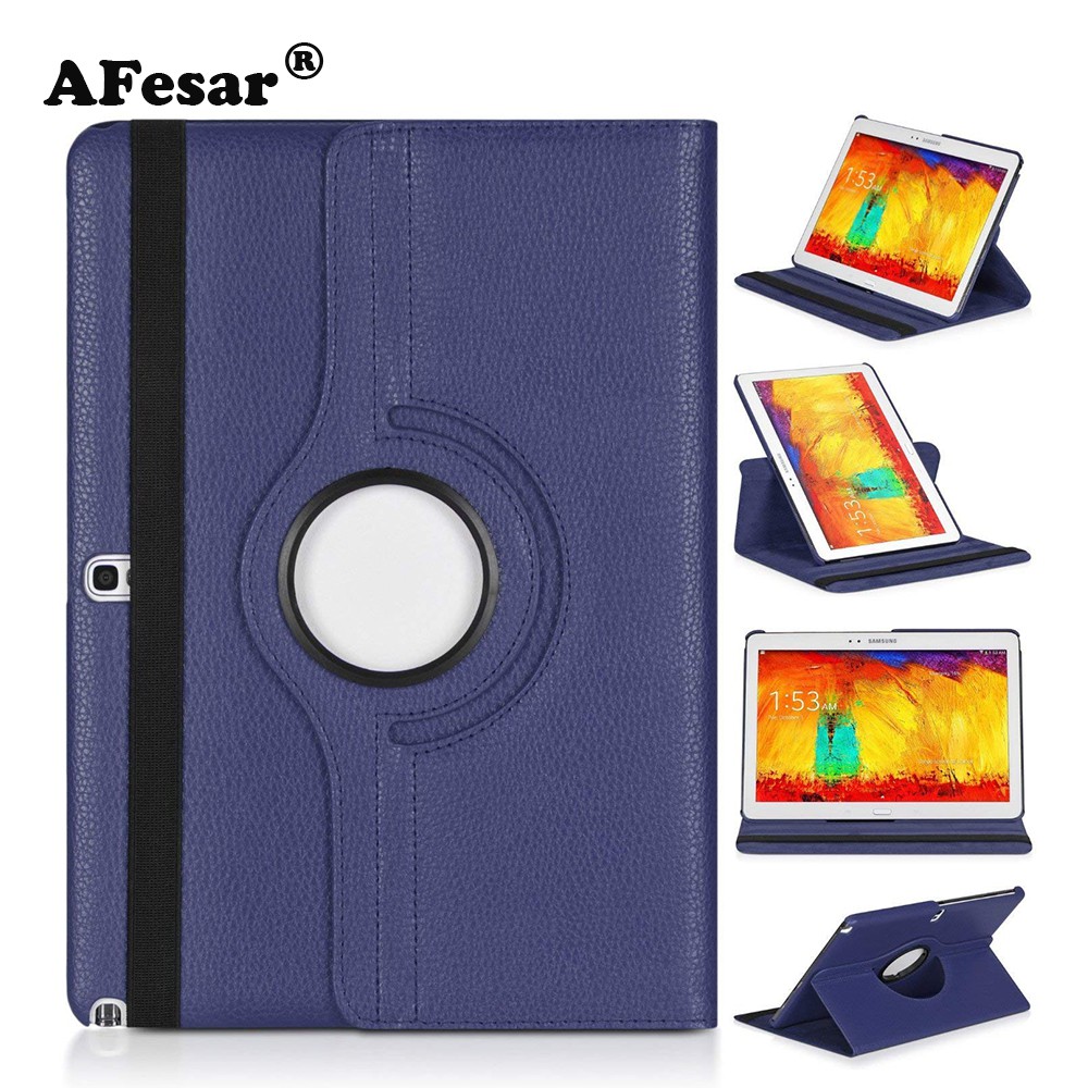 Bao da máy tính bảng có giá đỡ xoay 360 độ cho Samsung Galaxy Note 10.1 2014 SM-P600 sm-p601 sm-p605 | BigBuy360 - bigbuy360.vn