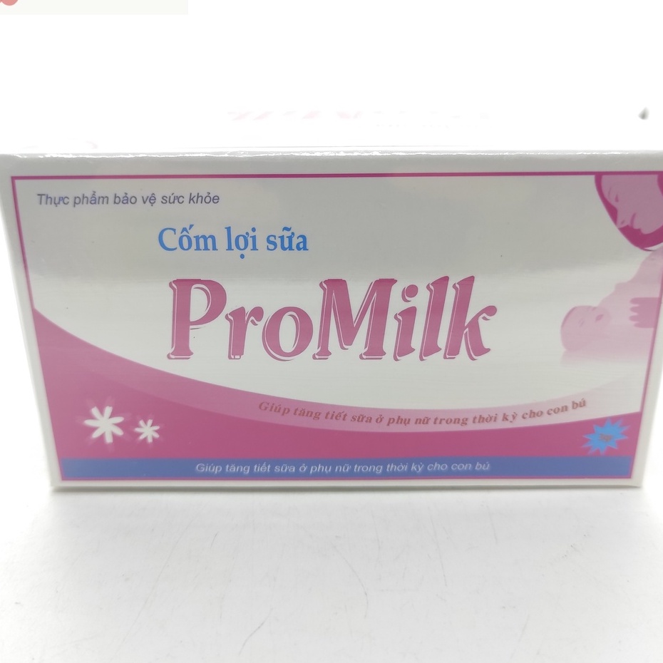 Cốm Lợi Sữa ProMilk Tăng Tiết Sữa Ở Bà Mẹ Cho Con Bú, Bổ Sung Calci