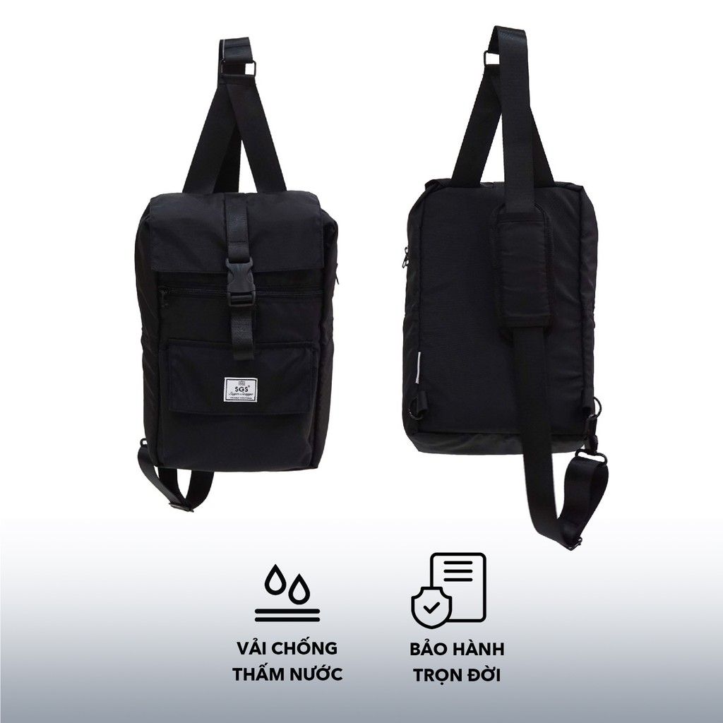 Túi Đeo Chéo Nam, Nữ SAIGON SWAGGER® SGS Logo Sling Bag-Ngăn Chống Sốp Laptop 12inch