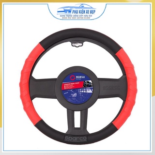 Bọc vô lăng [FREESHIP] Sparco chính hãng SPC1117RD nhập khẩu bảo hành 06 tháng, cam kết hàng chính hãng