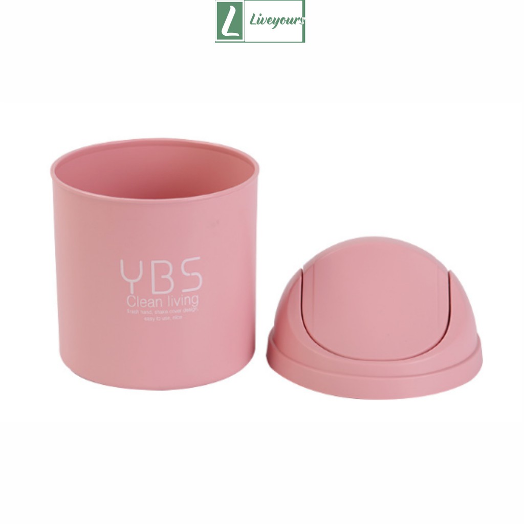 Thùng Rác Mini Để Bàn Làm Việc, Bàn Học Cực Dễ Thương - Thùng Rác Mini Có Nắp Đậy Tiện Lợi | BigBuy360 - bigbuy360.vn