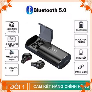 Tai nghe Bluetooth Kiêm Sạc Dự Phòng Amoi S11 TWS 4800 mAh Công Nghệ 5.0 Không Dây Nghe Nhạc Sống Động concpmapa1