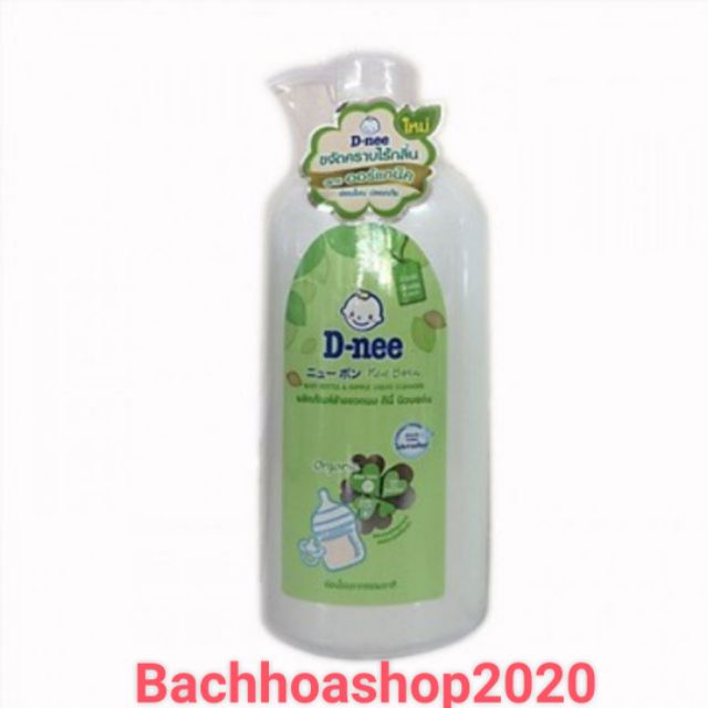 Nước rửa bình và rau củ dnee organic dạng chai (620ml)