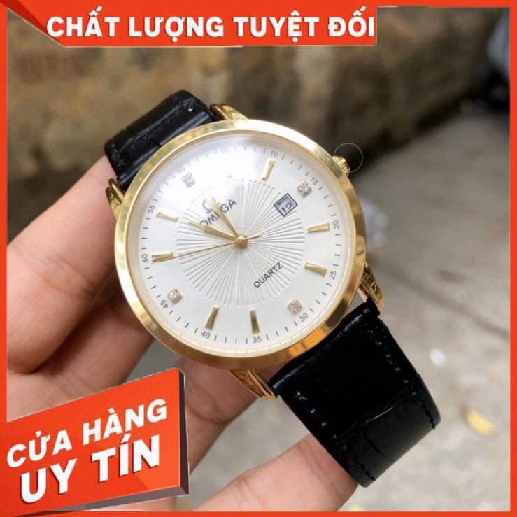Đồng Hồ Nam O.mega mặt vân cực chất, siêu bền đẹp - Hàng nhập khẩu