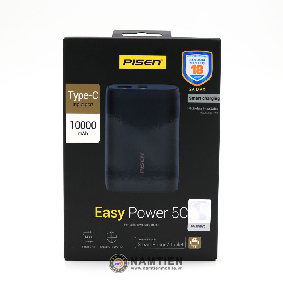 Sạc Dự Phòng Easy Power 5C 10000mAh Chính Hãng