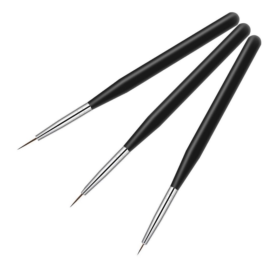 Set 3 Cọ Vẽ Trang Trí Móng Tay Nghệ Thuật