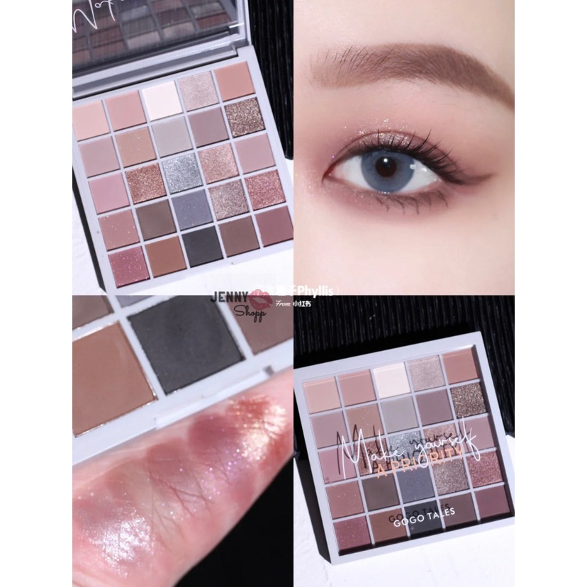 Bảng Phấn Mắt 25 Ô Gogo Tales Back To Reality/Make Yourself Priority