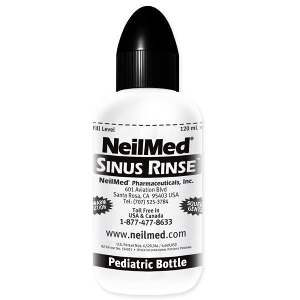 Set bình rửa mũi Neilmed - Dành cho trẻ em (Pediatric Kit) - Set Bình + 60 gói