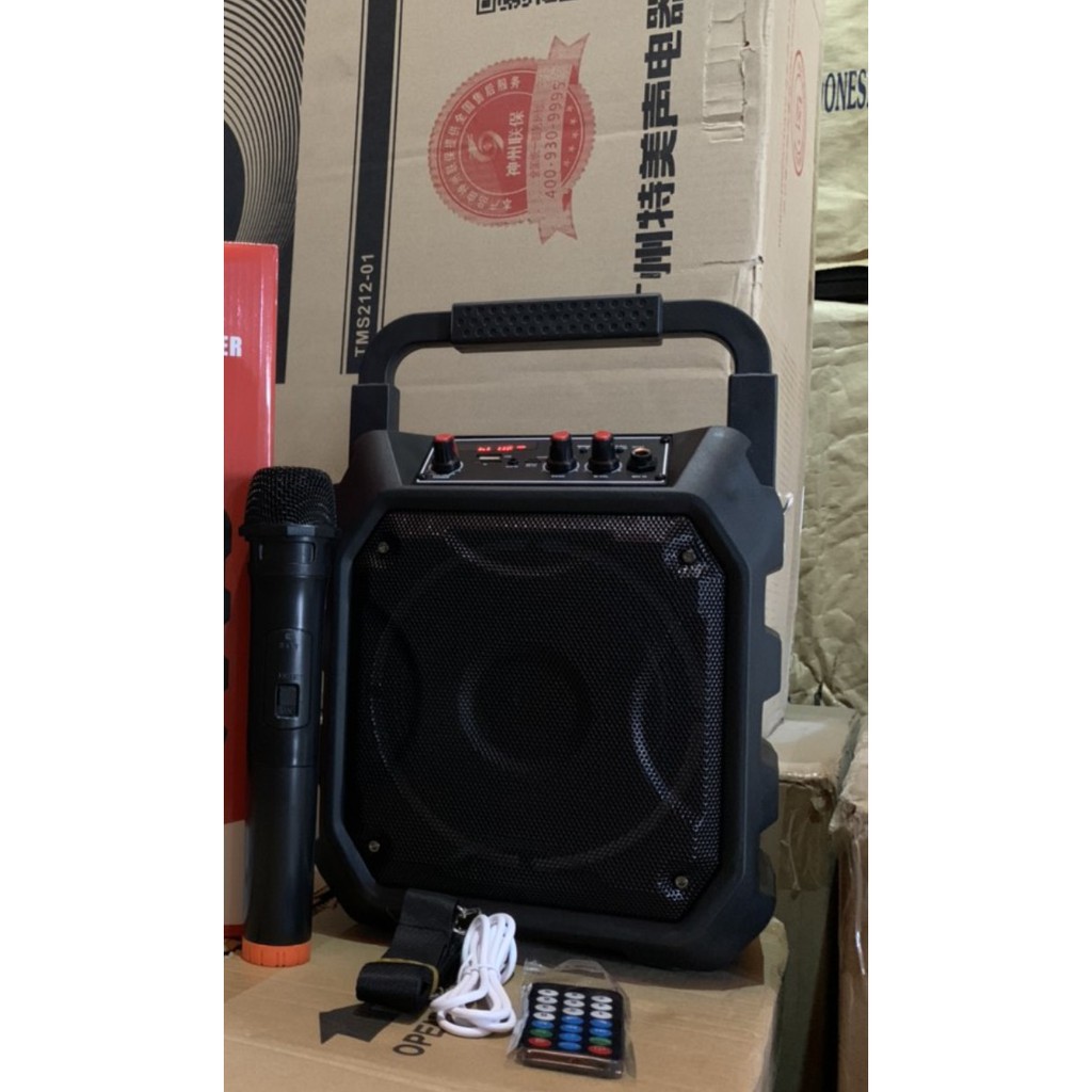 Loa Bluetooth Karaoke Công Suất Cực Lớn, Loa Xach Tay Mini  K3 (Tặng Kèm Micro Không Dây)-Bảo Hành 1 Đổi 1 MINCHAN