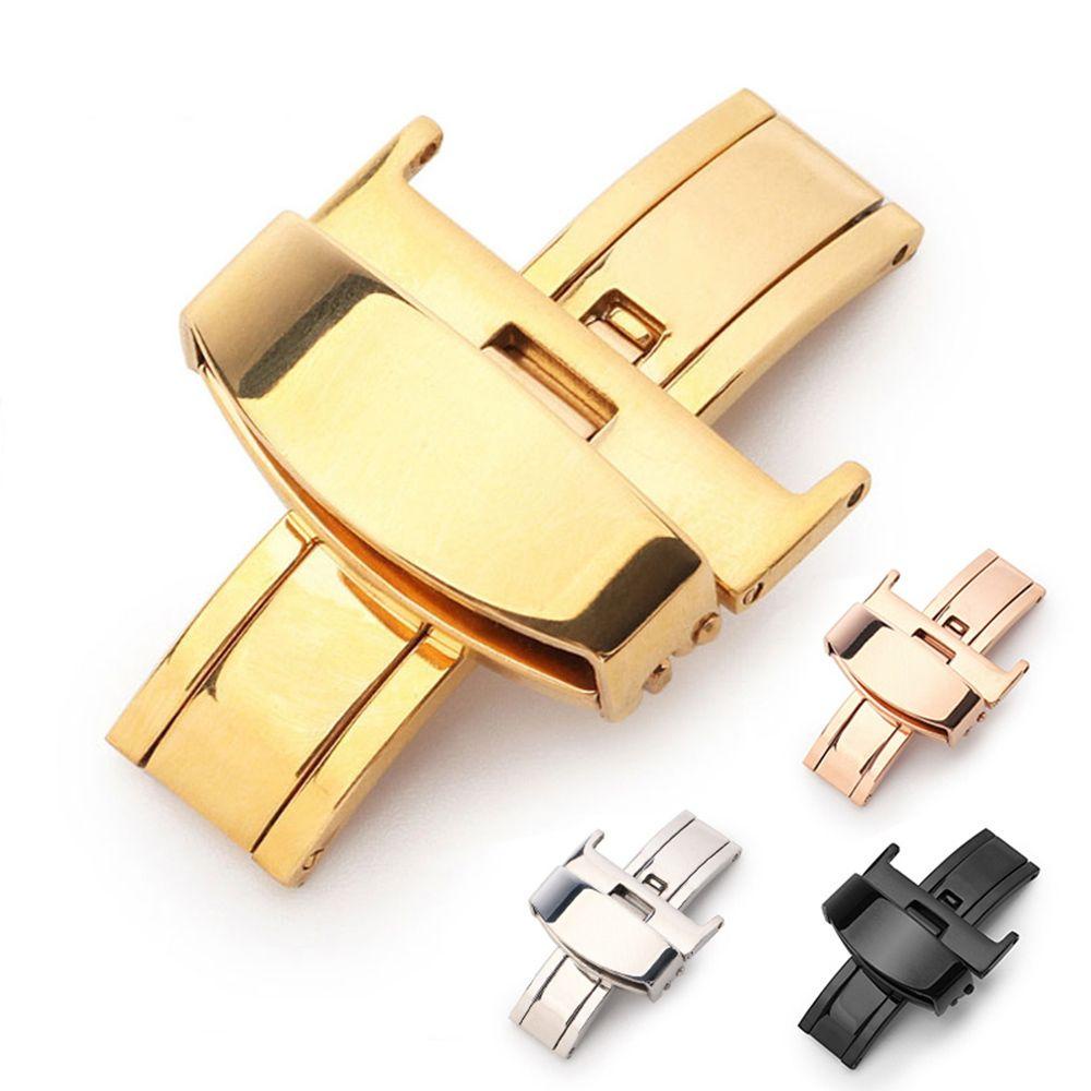 Dây Đeo Đồng Hồ Thay Thế Nút Nhấn Đôi Thay Thế Cho Nam Nữ AROMA Butterfly Deployment