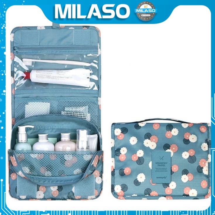 Túi đựng tiện ích MILASO túi đựng mỹ phẩm, đồ cá nhân đi du lịch, công tác có móc đa năng HG-001192