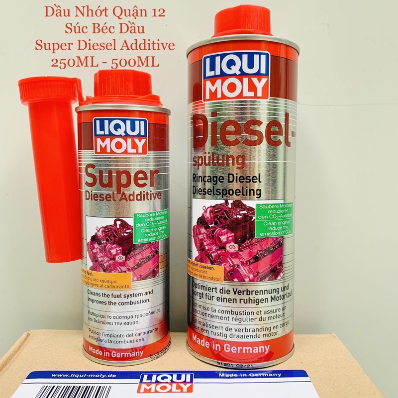 Phụ Gia Súc Béc Dầu Liqui Moly Super Diesel Additive - 1806 250ML và 5170 500ML Made in Germany