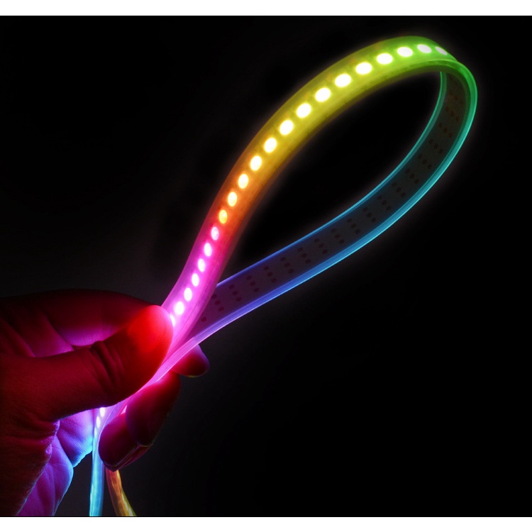 ĐÈN LED FULL MÀU ARGB NEOPIXEL WS2812B 5V 144 LED/MÉT DÂY 1 MÉT