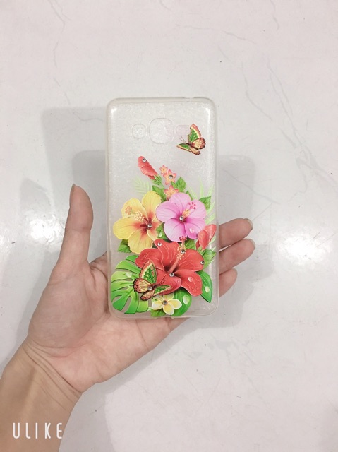 Ốp hoa bướm đính đá sam sung J2 Prime,G530,G531