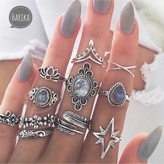 💍 set nhẫn boho 11 chiếc 💍