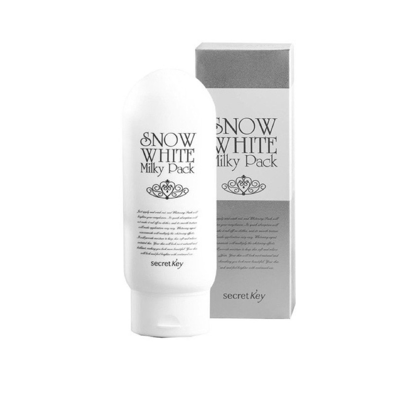 Kem Ủ Trắng Da Toàn Thân SNOW WHITE MILKY PACK Dưỡng Trắng Da Toàn Thân Chính Hãng (200ml) | BigBuy360 - bigbuy360.vn