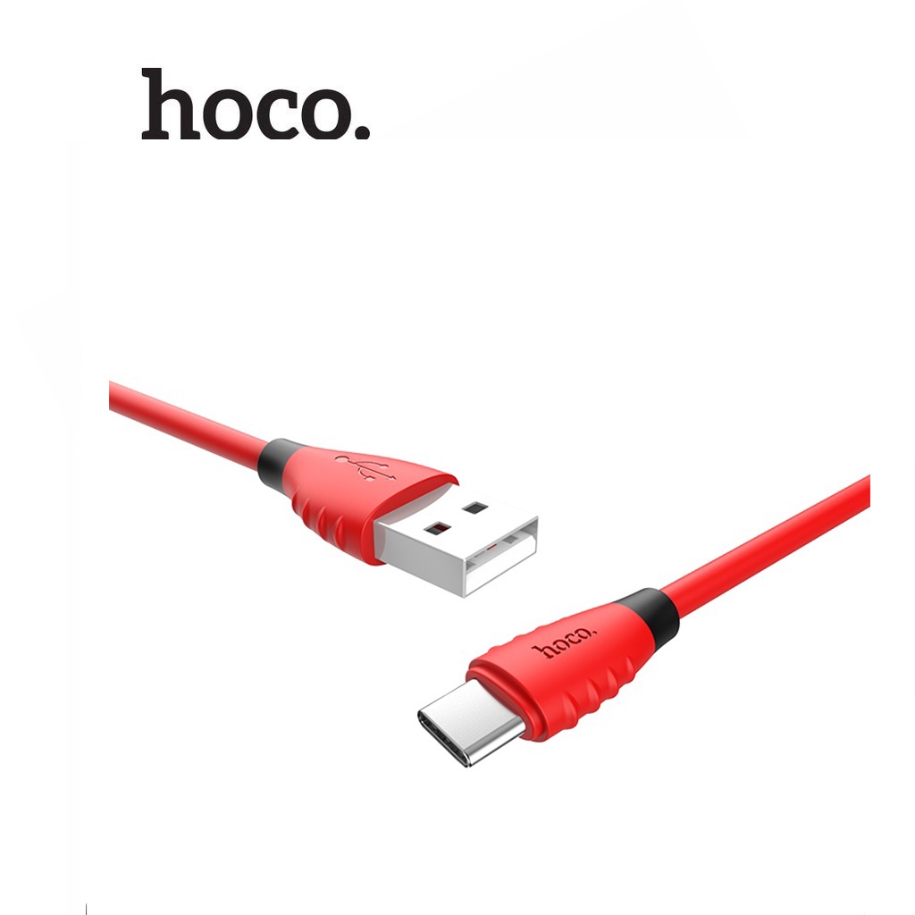 Cáp sạc 2.4A Hoco X27 Type-C dây TPE siêu bền dài 120CM cho Android