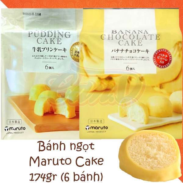 Bánh Maruto Milk Pudding Cake 174g