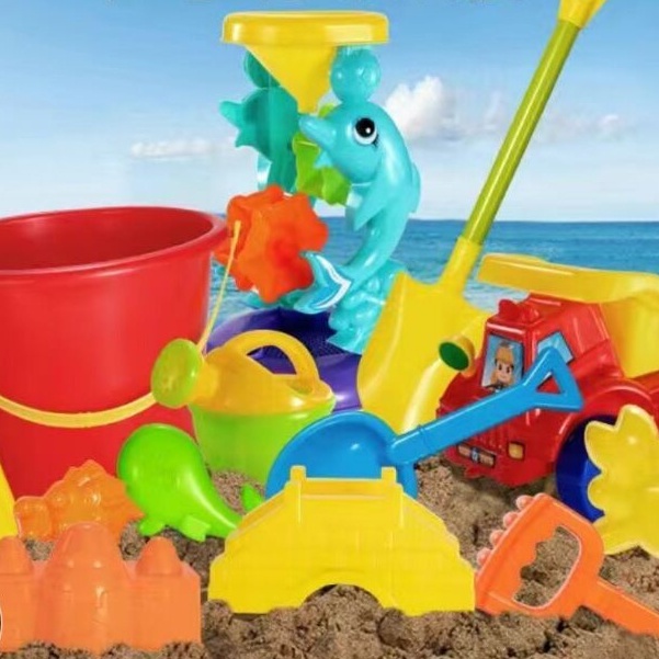 Guồng Quay Cát Kèm Dụng Cụ Xúc Cát Và Khuôn Cát  Động Vật Biển Hàng Việt Nam Cao Cấp