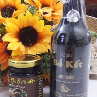 Bộ đôi cao Hà thủ ô uống và cao bồ kết gội đầu