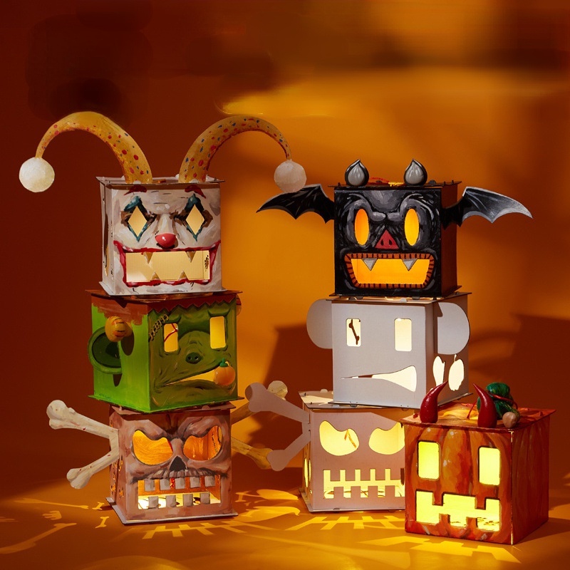 Lồng Đèn Chiếu Hình Ma Trang Trí Halloween