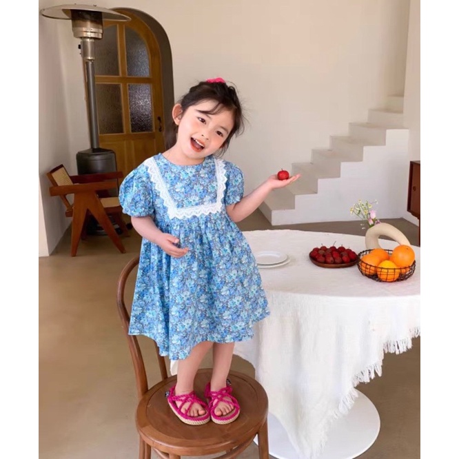 Váy Melisa phối ren - HÀNG SALE KO ĐỔI TRẢ