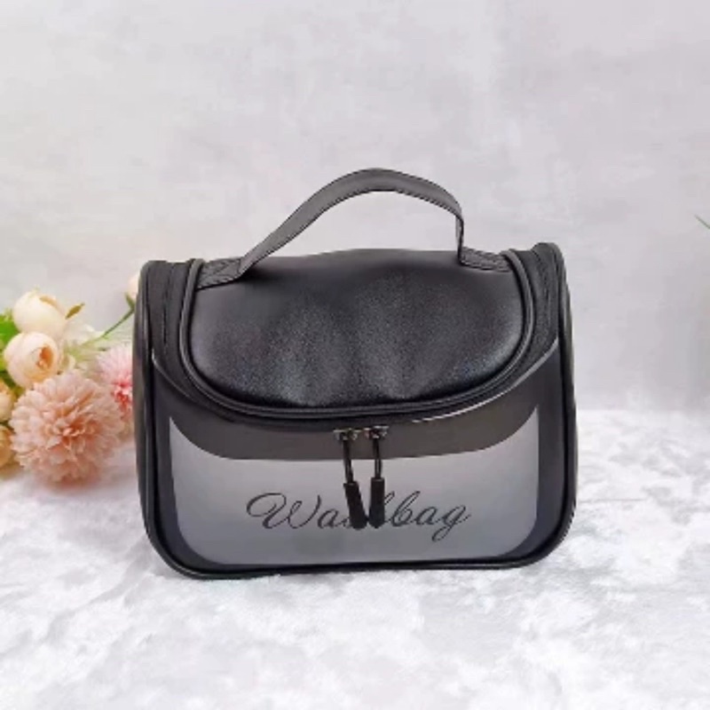Túi đựng mỹ phẩm đồ trang điểm du lịch trong suốt cao cấp WASHBAG