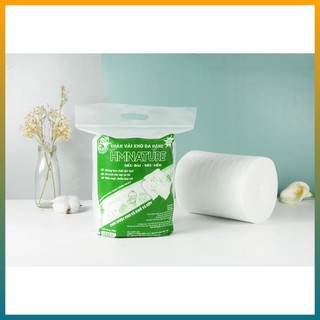 [Chính hãng - Sỉ 5 gói] Khăn giấy khô HMNATURE, Khăn khô đa năng - cuộn 500gr