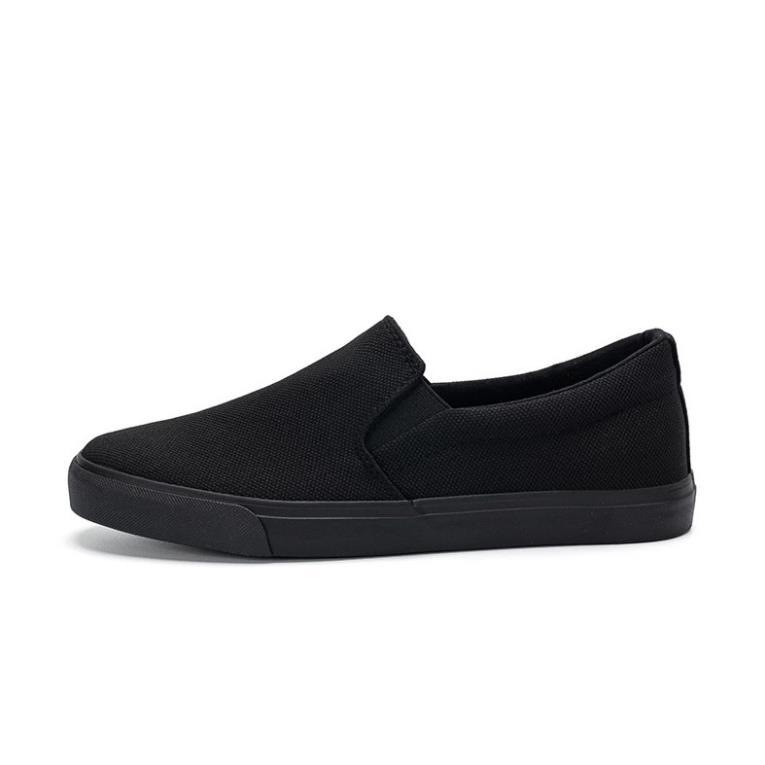 Slip on nam - Giày lười vải nam LEYO - Vải polyester màu đen full và xanh than full - Mã SP A7522 JKK