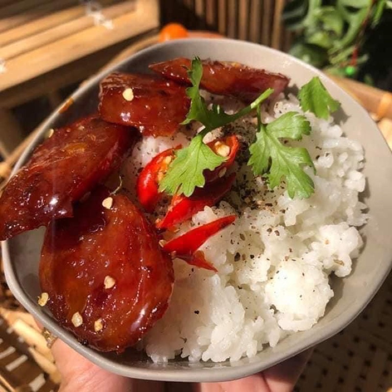 Lạp Xưởng Tôm Sóc Trăng Hút Chân Không 500g