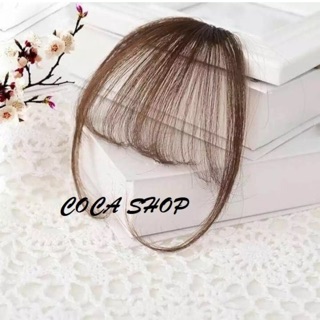Mái tóc thưa giả Hàn quốc màu nâu hạt dẻ