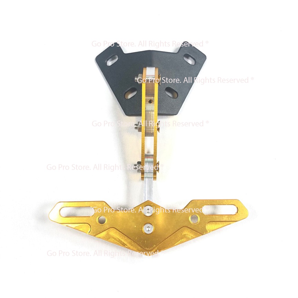 Pat Biển Số Gập EXCITER, WINNER Kiểu Cánh Dơi Nhôm CNC G1113