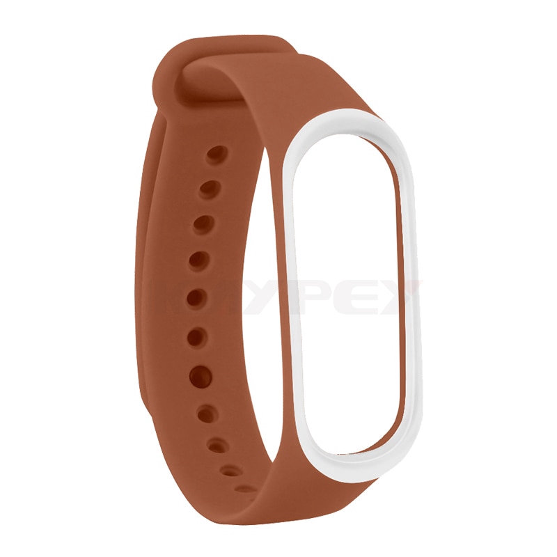 Dây Đeo Thay Thế Chất Liệu Silicon Thiết Kế Nhiều Lỗ Thời Trang Cho Mi Band 3 4
