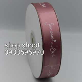 RUY BĂNG LỤA 3 PHÂN CHỮ forerver you
