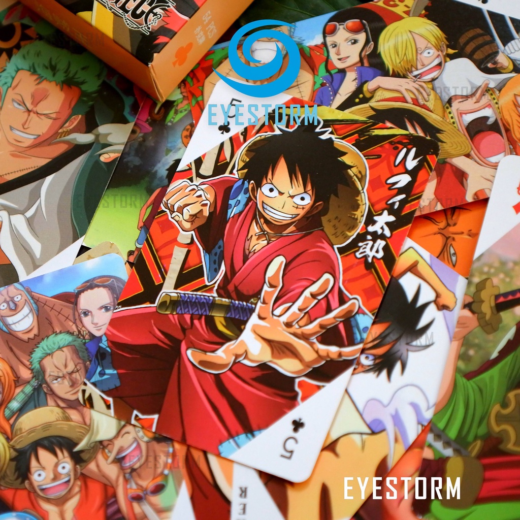 Bộ bài tây, tú lơ khơ anime, manga One Piece 2 - Đảo Hải Tặc - Poker S - 54 lá