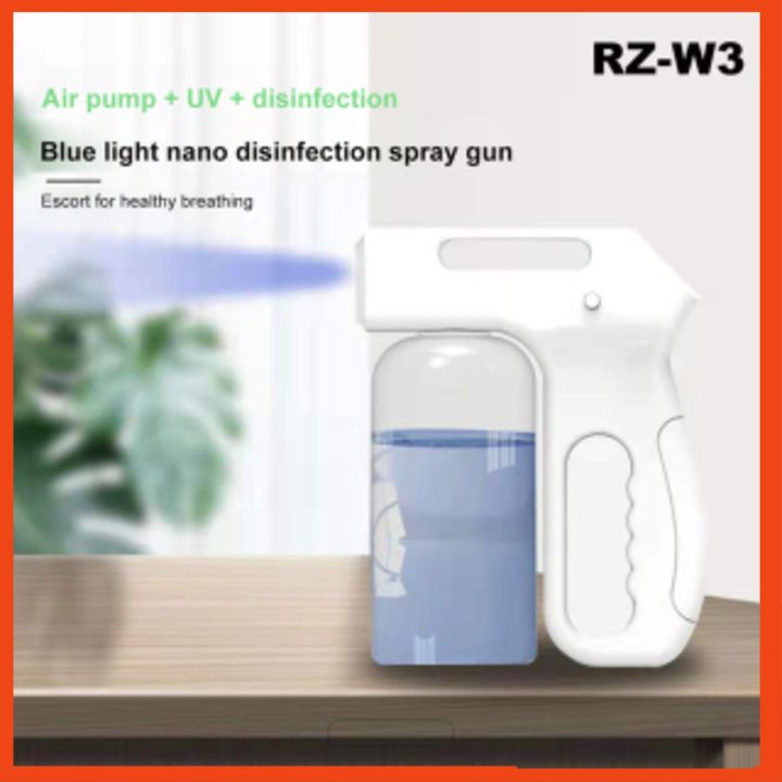 Súng khử trùng nguyên tử nano ánh sáng xanh RZ-W3bảo hành 1 năm / chất khử trùng tự động / dung tích 800ml