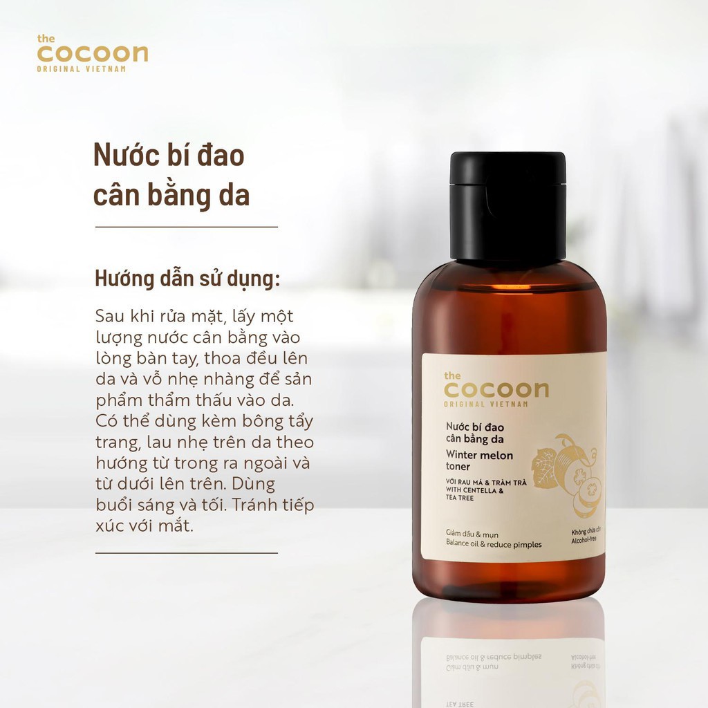 Nước Cân Bằng Da Bí Đao The Cocoon Winter Melon Toner