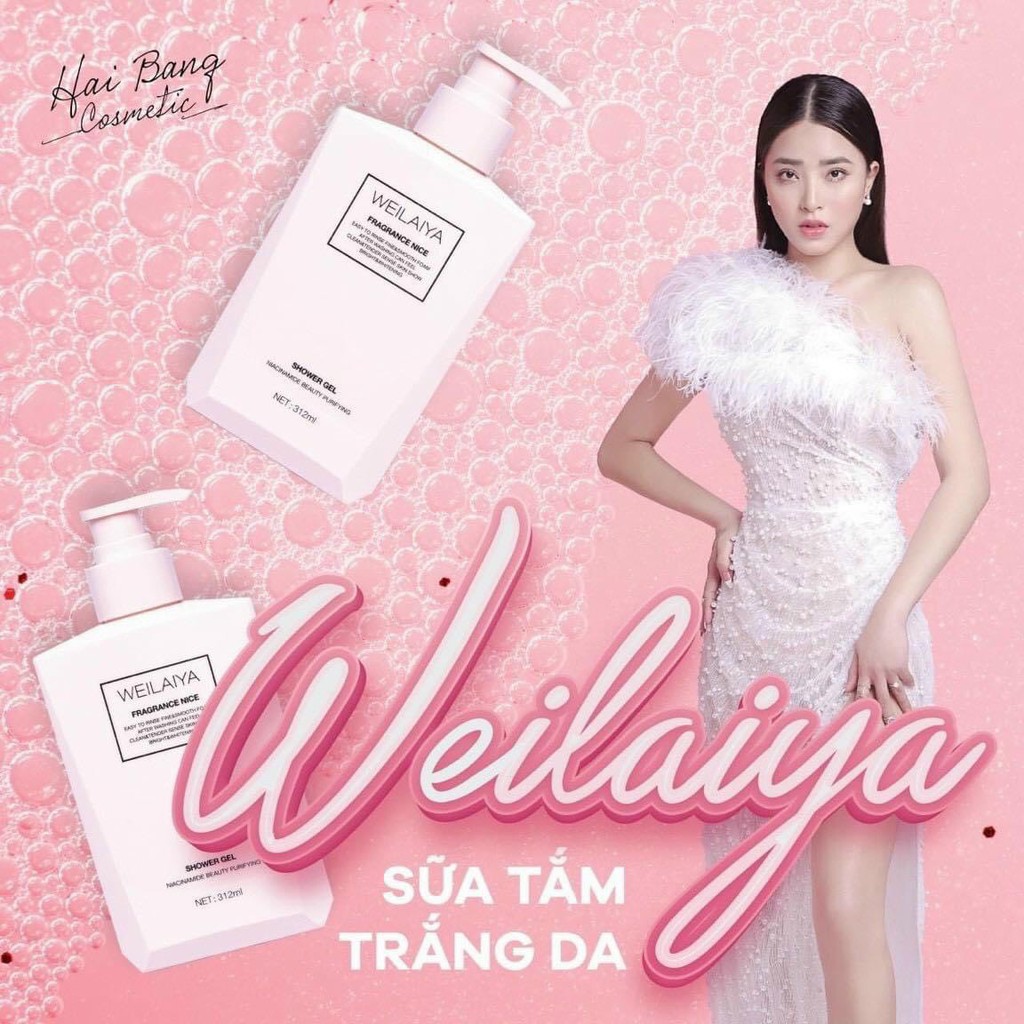 Sữa tắm nước hoa Weilaiya tinh chất trứng cá tầm 315ml | BigBuy360 - bigbuy360.vn