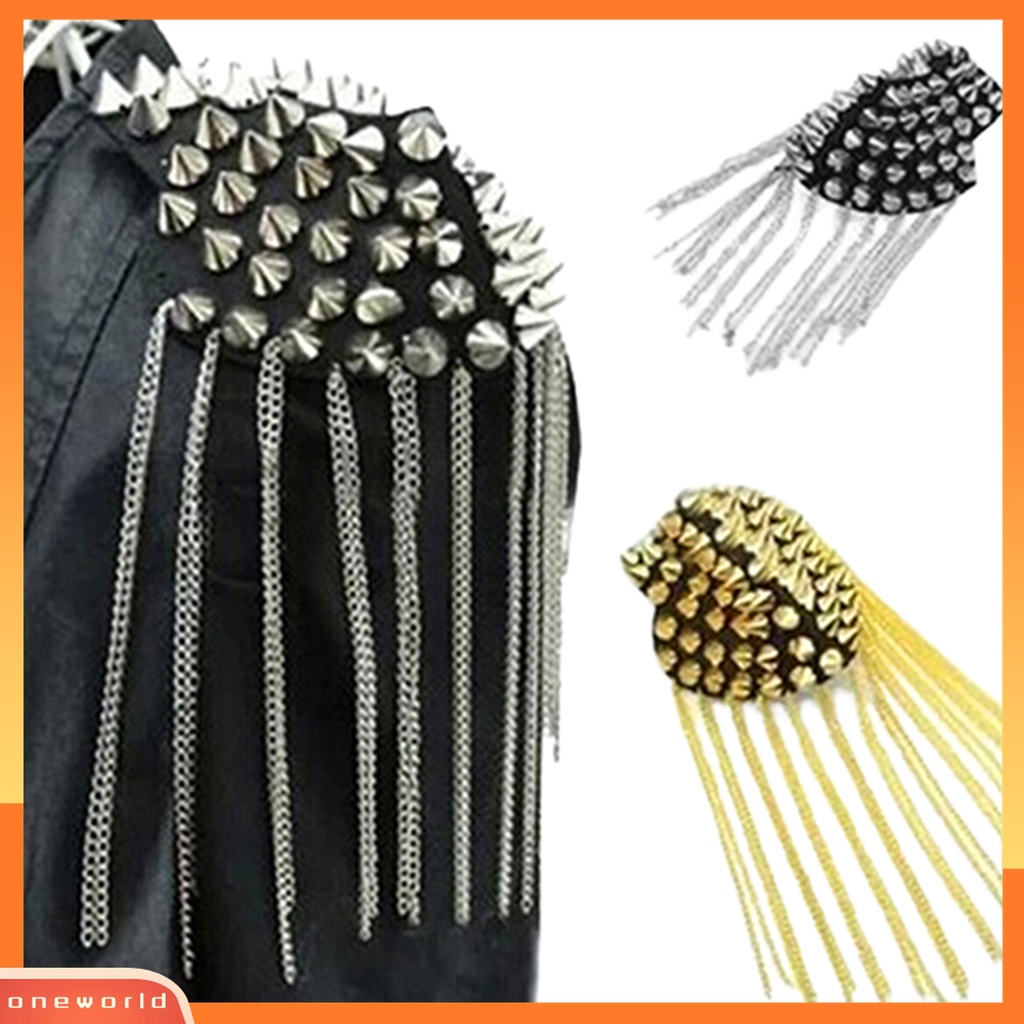 Cầu vai trang trí gắn đinh tán phong cách punk thời trang cho nam và nữ