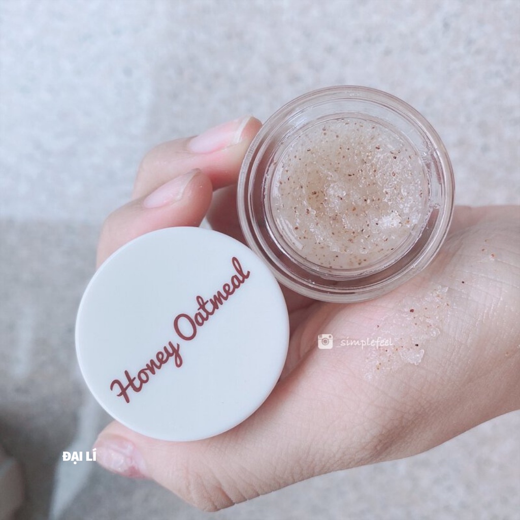 Tẩy Tế Bào Chết Môi The Saem Honey Oatmeal Lip Scrub 7ml