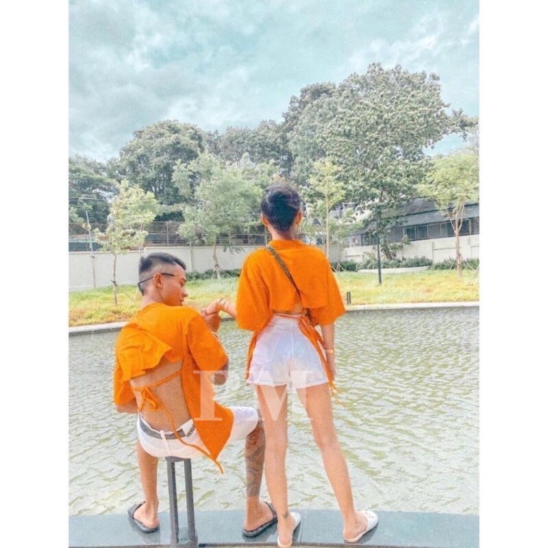 [Rẻ Vô Địch Áo Phông Buộc Dây Lưng LN12
