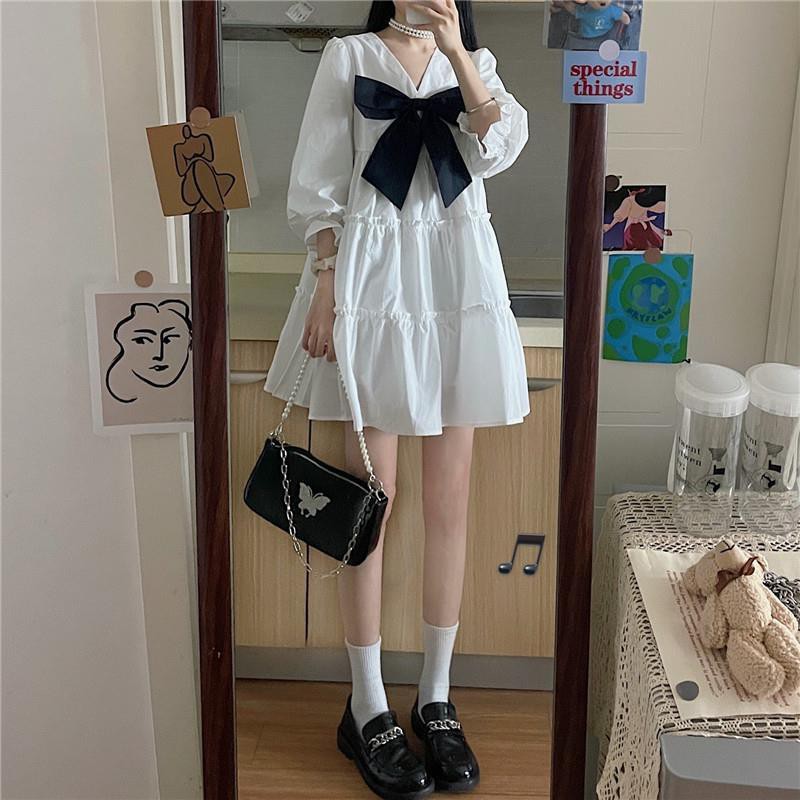 Váy  babydoll ulzzang hot nhất năm 2021 | FreeShip Đơn 50K| | BigBuy360 - bigbuy360.vn