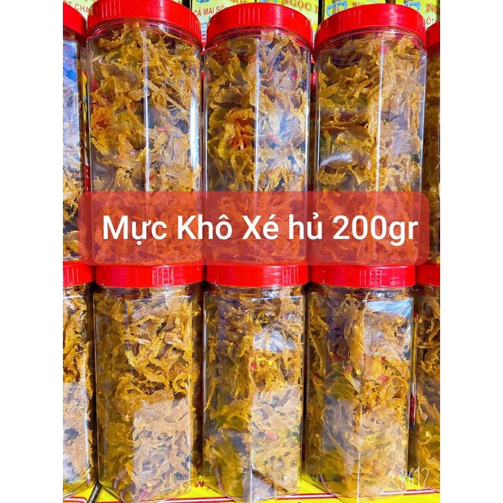 Mực Khô Xé Sợi ( ăn liền ) là món ăn ngon của Shop Đặc Sản Biển Phan Thiết NGỌC DŨNG; Hộp 200 gram. HSD 12 tháng