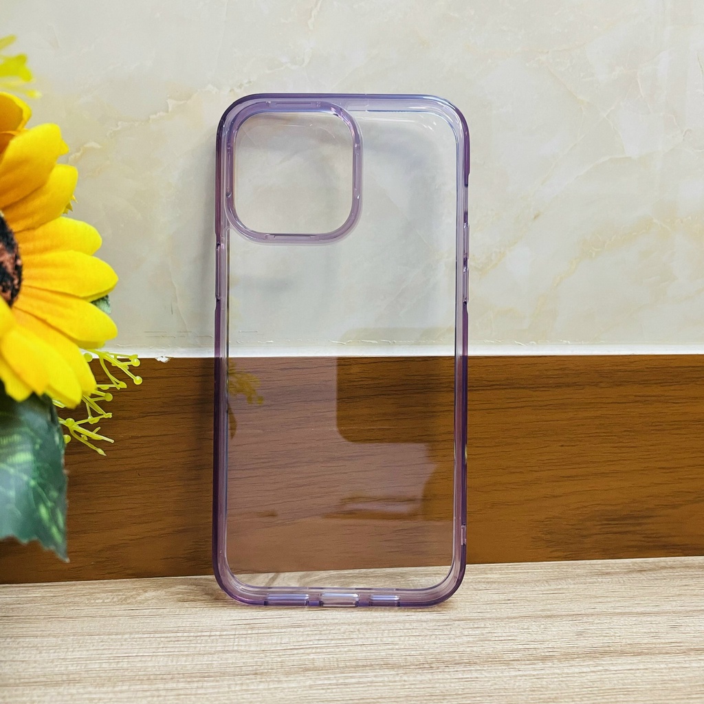 Ốp lưng dành cho iPhone 14 Pro Max Likgus trong viền màu tím
