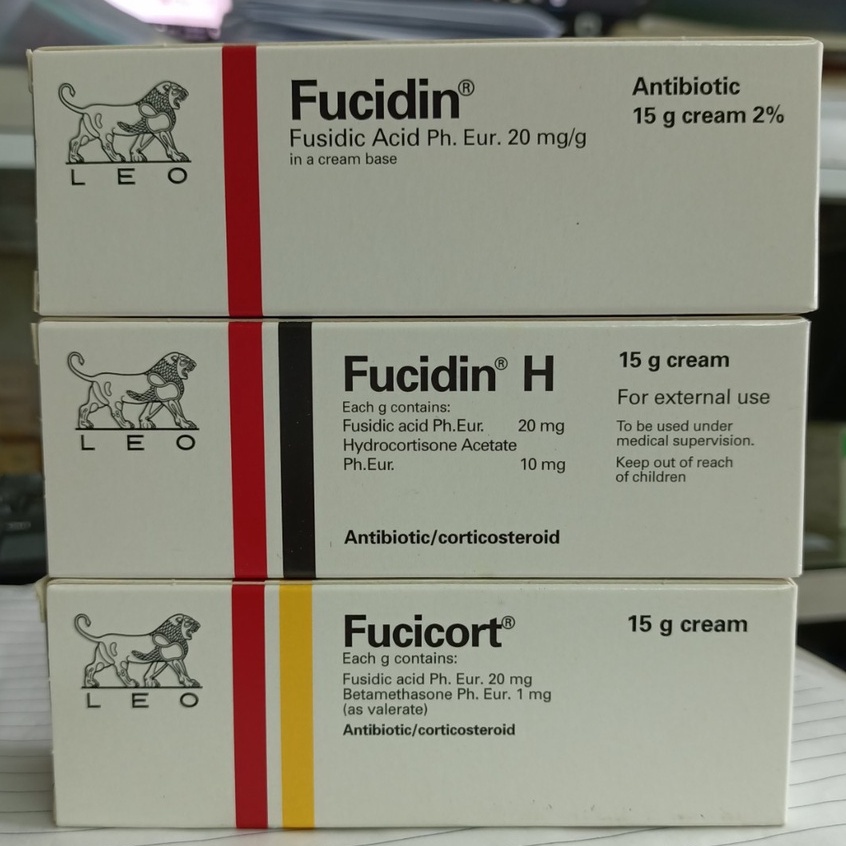 [ SẴN ] Kem Bôi Da Fucicort / Fucidin / Fucidin H Tuýp 15g