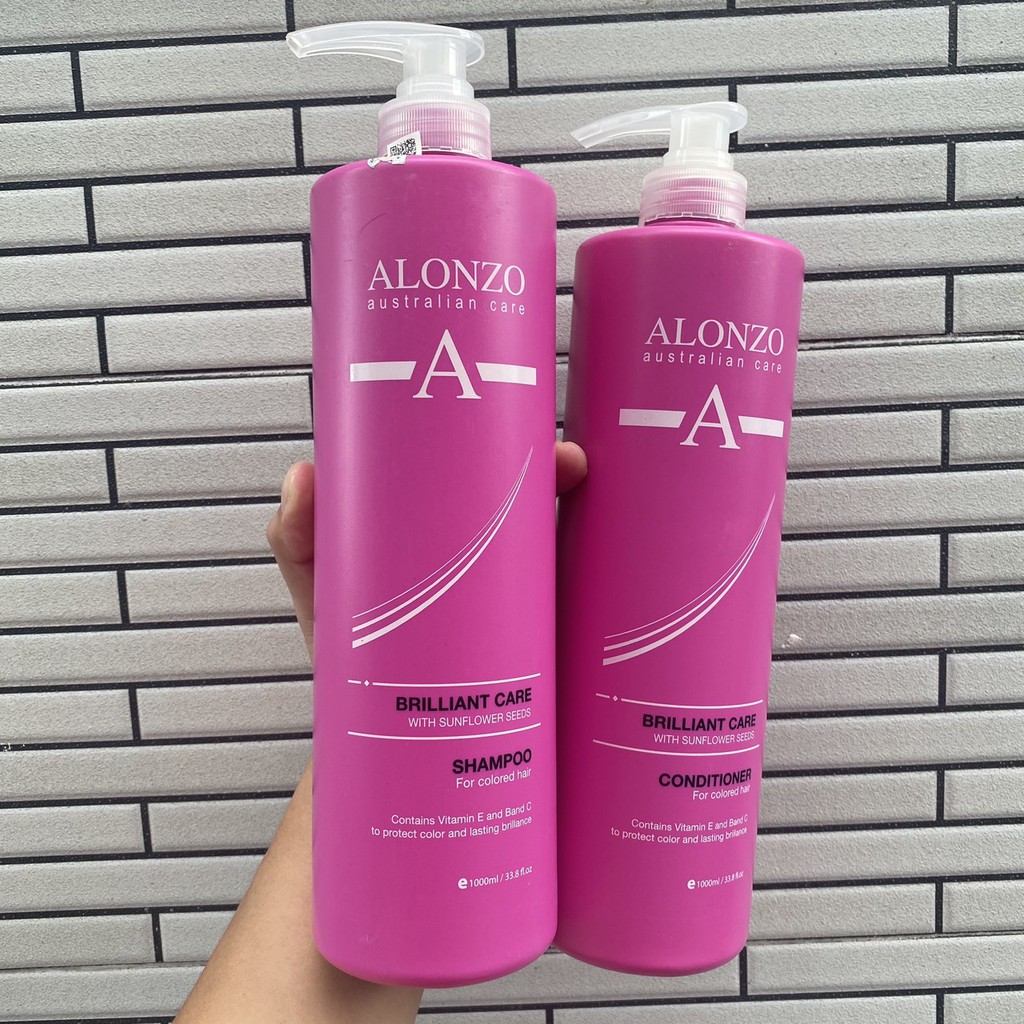 Dầu xả cho tóc nhuộm Alonzo Brilliant Care Conditioner 1000ml