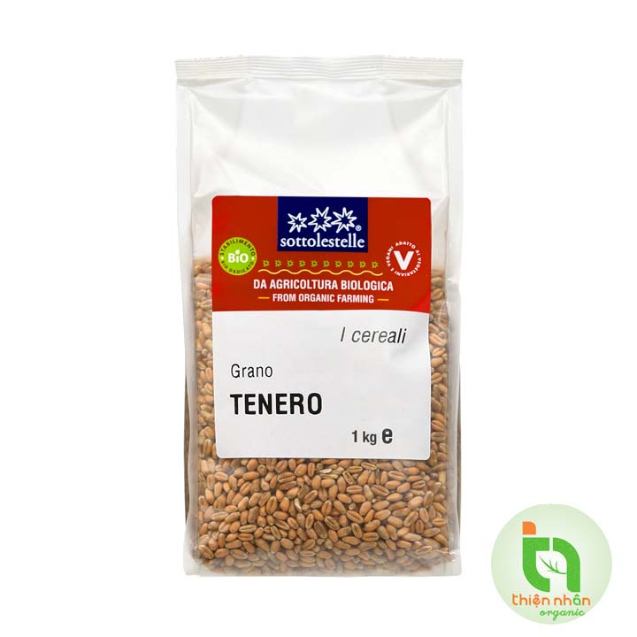 [2 loại] Hạt cỏ lúa mì hữu cơ Sottolestelle 500g và 1kg Organic Wheatgrass Seeds