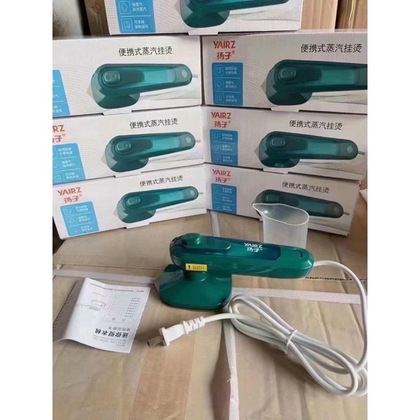 BÀN LÀ HƠI NƯỚC CẦM TAY MÀU XANH