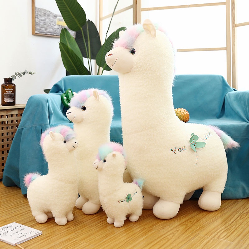 Thú Nhồi Bông Hình Lạc Đà Alpaca Vui Nhộn Cho Bé